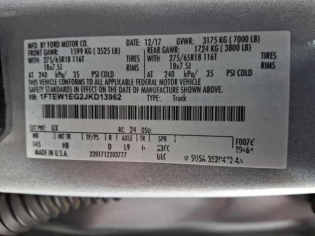 2018 Ford F-150 Lariat