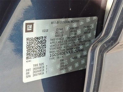 2018 Chevrolet Colorado Z71