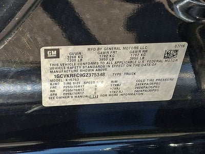 2016 Chevrolet Silverado 1500 LT LT1