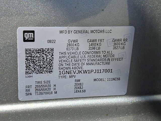 2023 Chevrolet Traverse RS