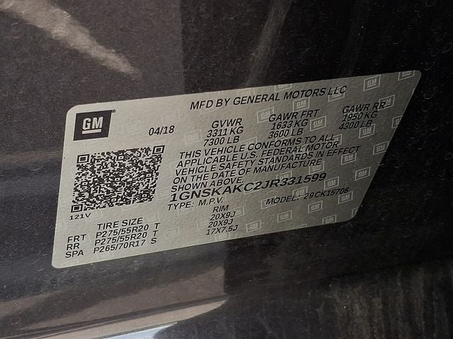 2018 Chevrolet Tahoe LS