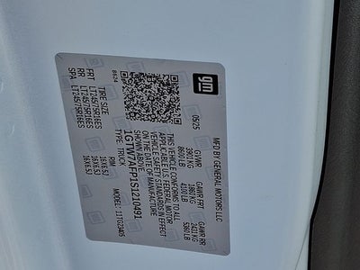 2025 GMC Savana 2500 Work Van