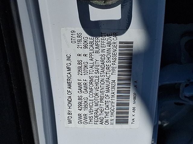 2019 Honda Accord LX