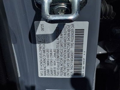 2025 Honda Accord SE