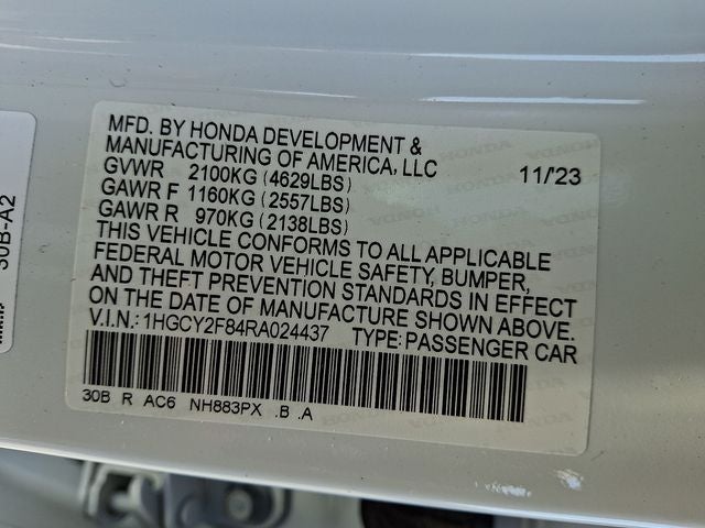 2024 Honda Accord Hybrid Touring