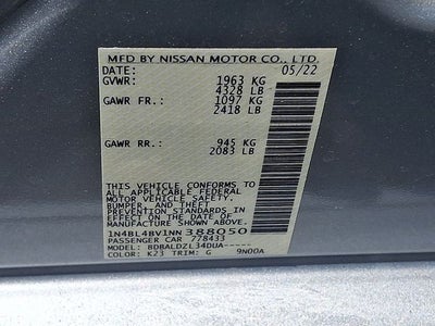 2022 Nissan Altima 2.5 S