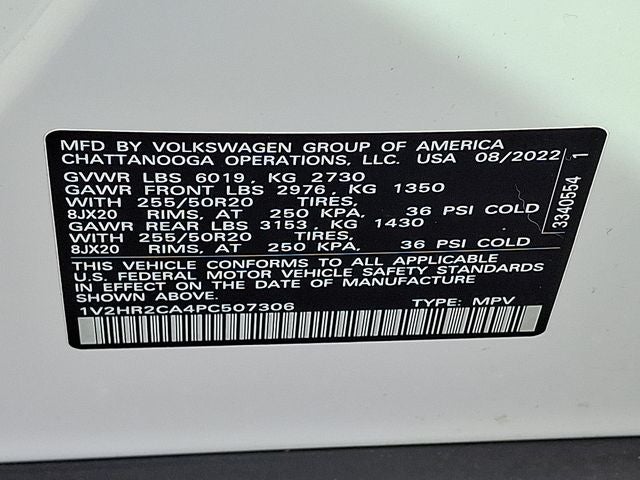 2023 Volkswagen Atlas 3.6L V6 SE w/Technology
