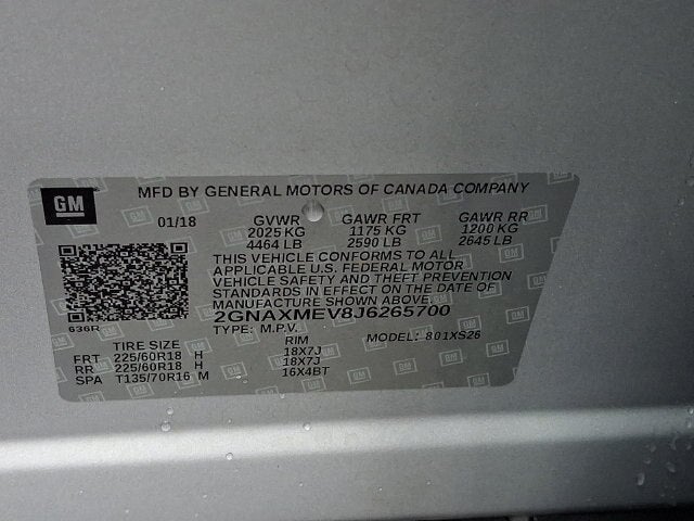 2018 Chevrolet Equinox Premier