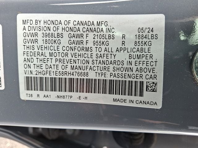 2024 Honda Civic Si Base