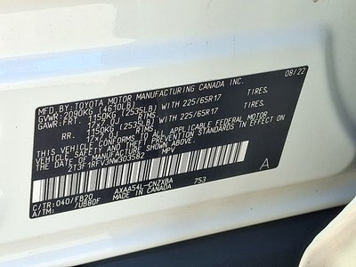 2022 Toyota RAV4 LE