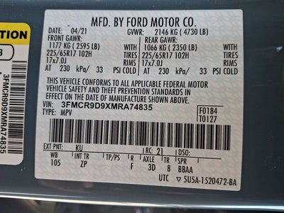 2021 Ford Bronco Sport Badlands