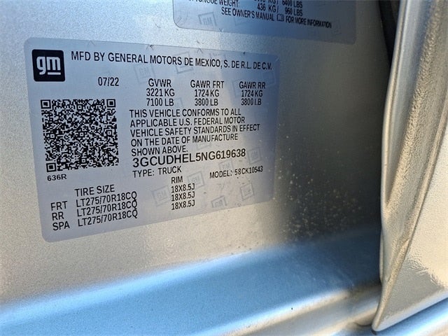 2022 Chevrolet Silverado 1500 ZR2