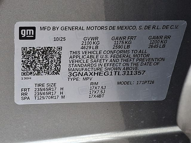 2026 Chevrolet Equinox LT