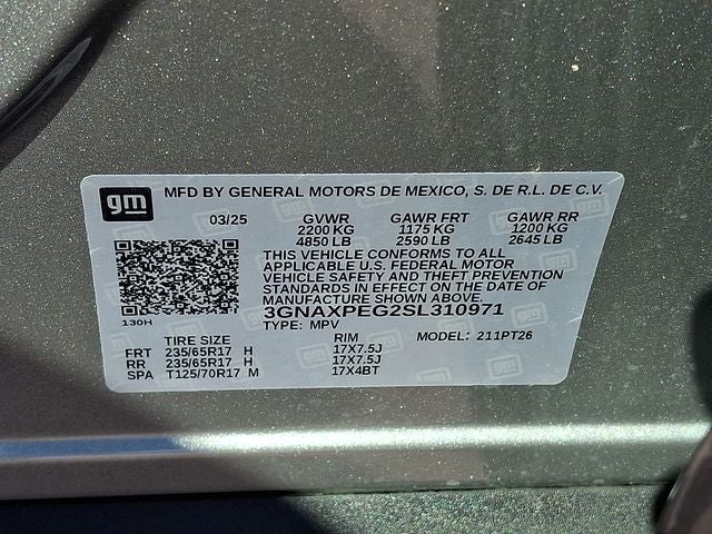 2025 Chevrolet Equinox LT