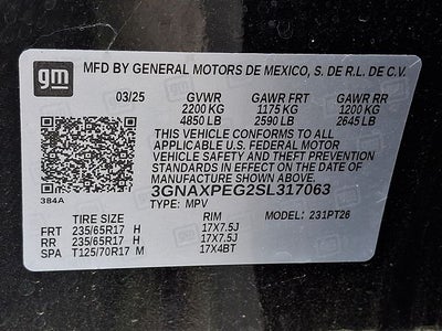 2025 Chevrolet Equinox LT