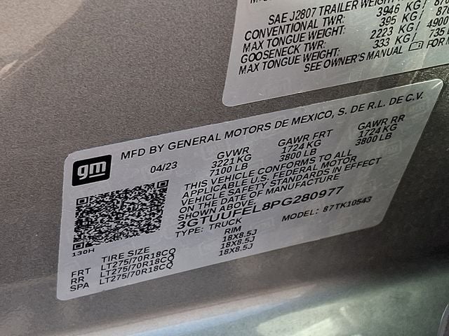 2023 GMC Sierra 1500 AT4X