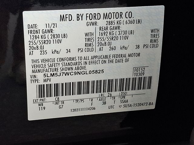 2022 Lincoln Aviator Reserve