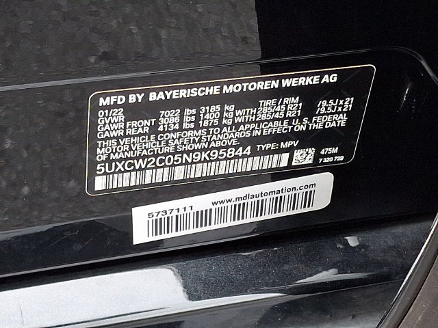 2022 BMW X7 xDrive40i