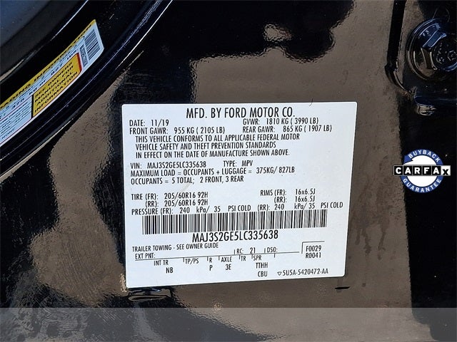 2020 Ford EcoSport SE