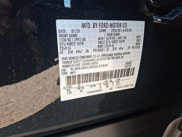 2025 Lincoln Aviator Black Label