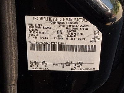 2002 Ford F-350SD 162 WB