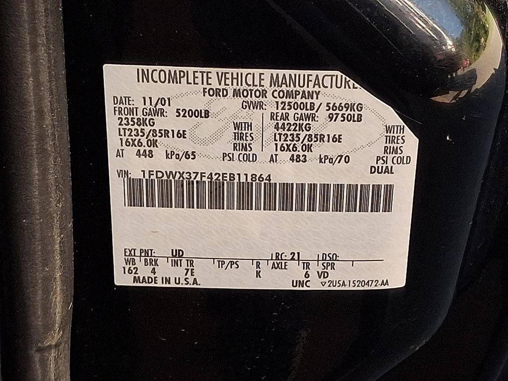 2002 Ford F-350SD 162 WB