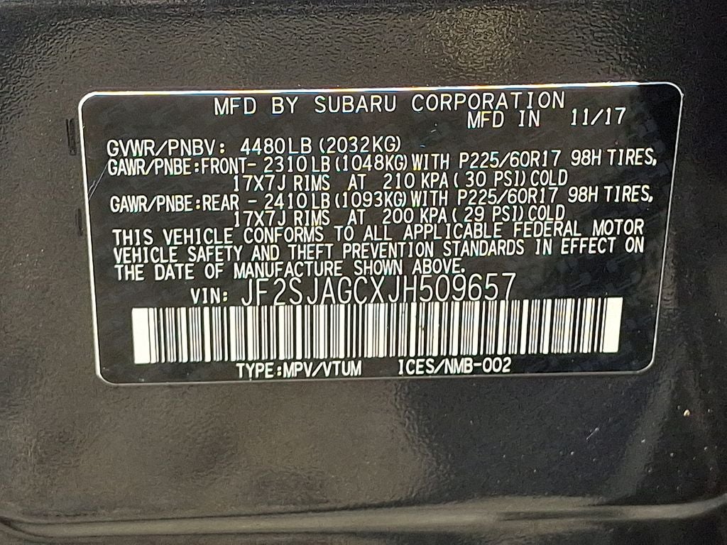 2018 Subaru Forester 2.5i Premium