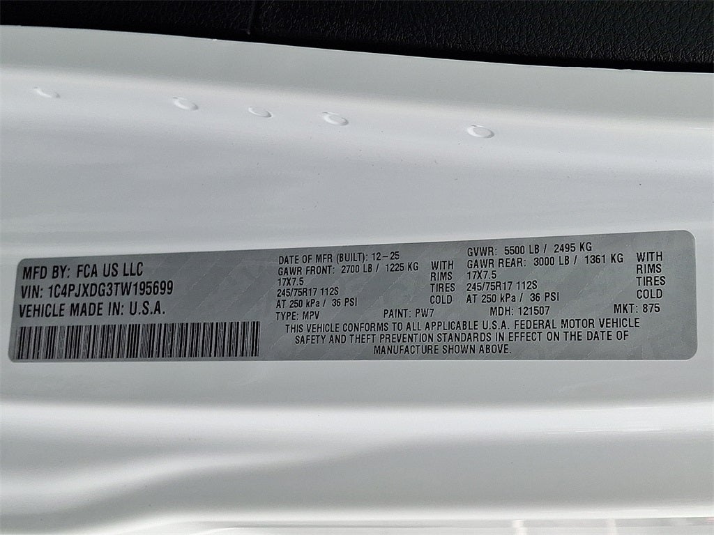 2026 Jeep Wrangler WRANGLER 4-DOOR SPORT S