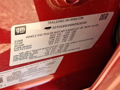 2022 GMC Sierra 1500 SLT