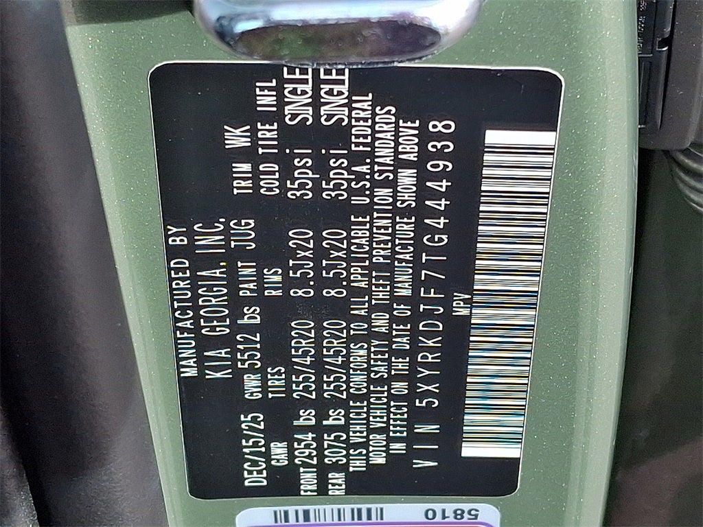 2026 Kia Sorento X-Line SX Prestige