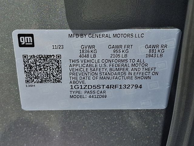 2024 Chevrolet Malibu LT 1LT