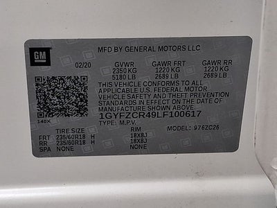 2020 Cadillac XT4 Premium Luxury