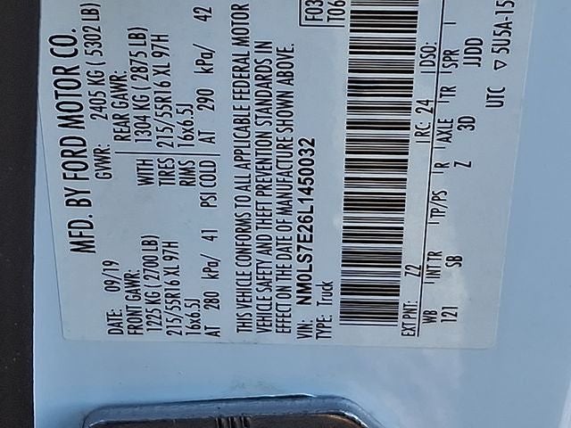 2020 Ford Transit Connect XL