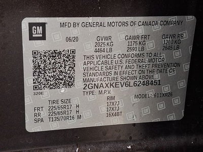 2020 Chevrolet Equinox LT