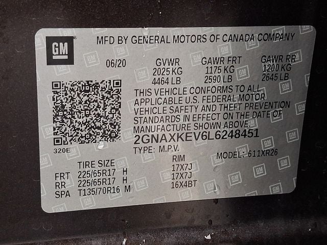 2020 Chevrolet Equinox LT