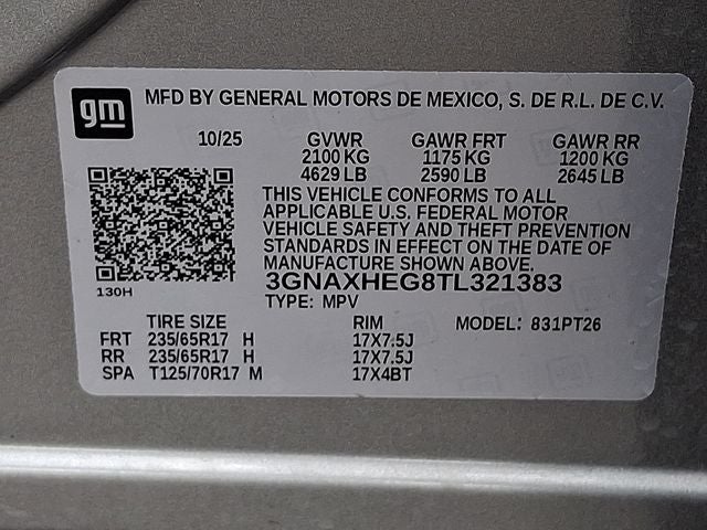 2026 Chevrolet Equinox LT