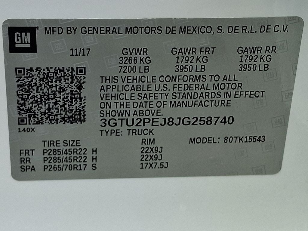 2018 GMC Sierra 1500 Denali