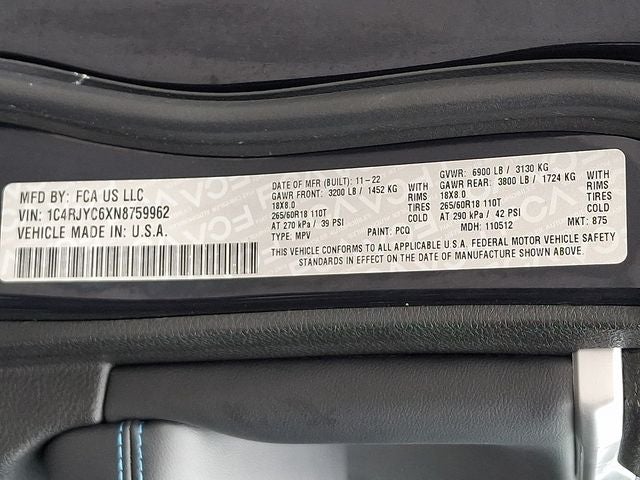 2022 Jeep Grand Cherokee Trailhawk 4xe