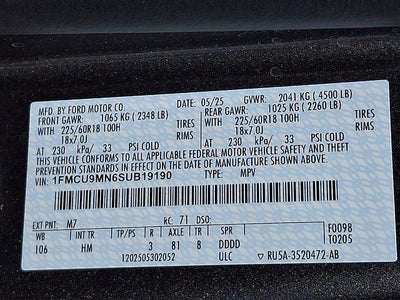 2025 Ford Escape ST-Line