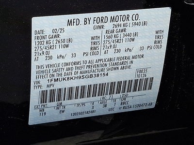 2025 Ford Explorer ST-Line