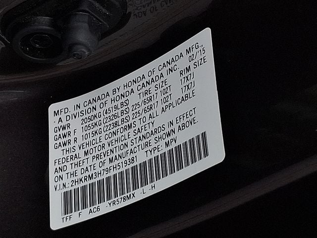 2015 Honda CR-V EX-L