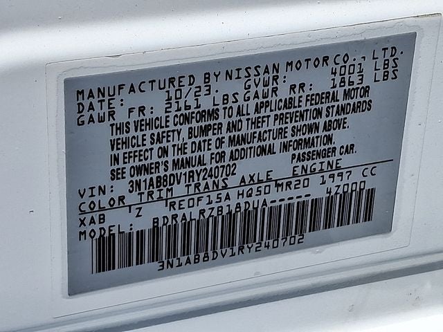 2024 Nissan Sentra SR