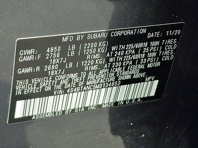 2021 Subaru Outback Limited
