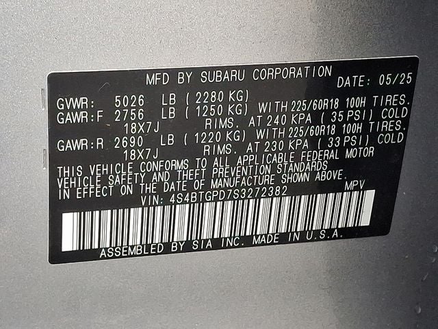 2025 Subaru Outback Touring XT