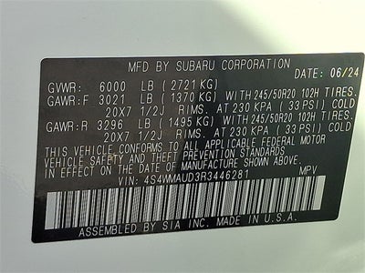 2024 Subaru Ascent Limited