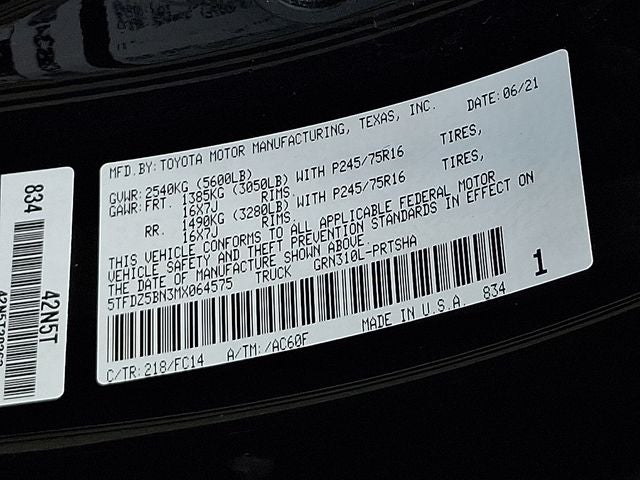 2021 Toyota Tacoma SR5 V6