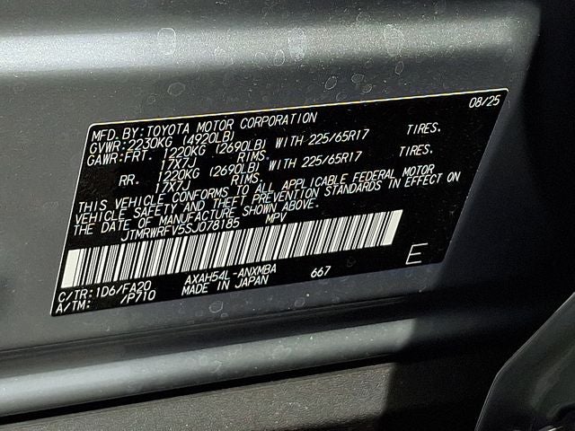 2025 Toyota RAV4 Hybrid XLE