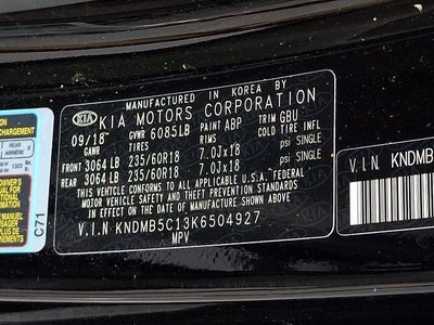2019 Kia Sedona EX