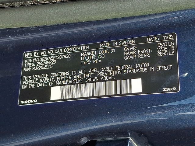 2023 Volvo XC60 B6 Ultimate Bright Theme