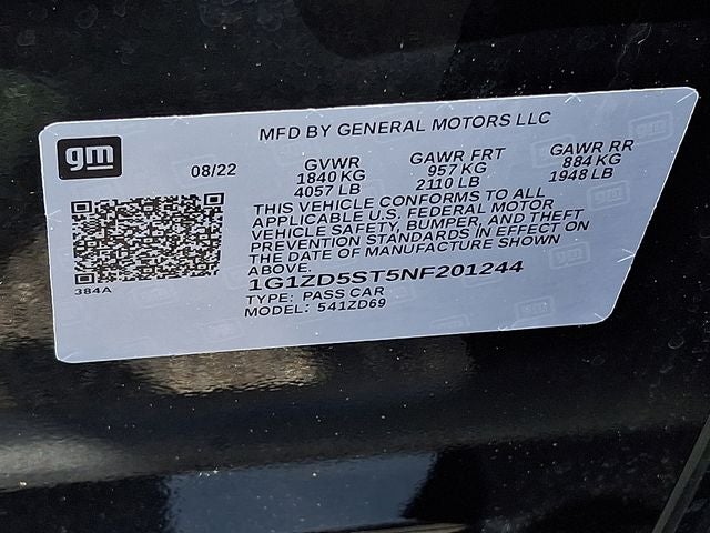 2022 Chevrolet Malibu LT